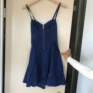 French connection blue dress